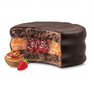Alfajor Dulce De Leche Y Frutilla Sin Tacc X 50 Grs - Dantelli